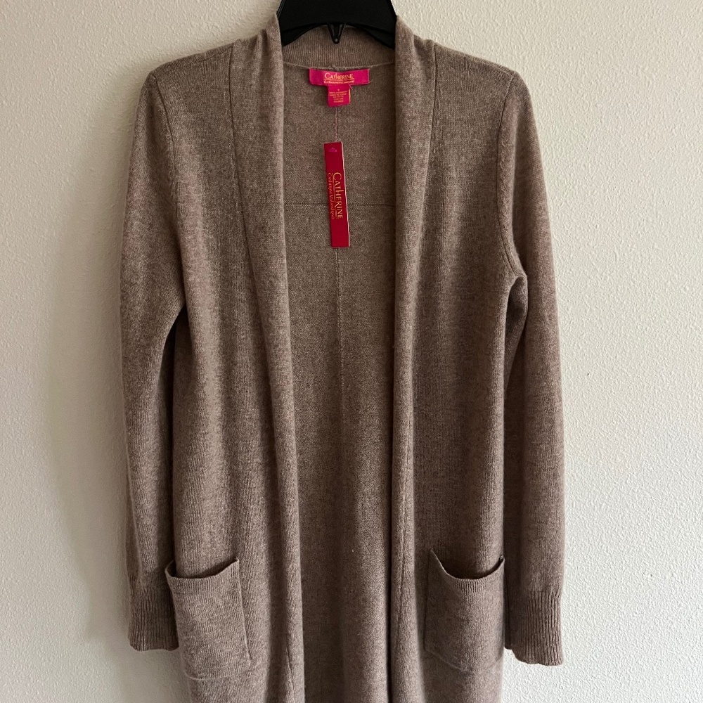 NEW Cashmere Open Front Sweater Size S